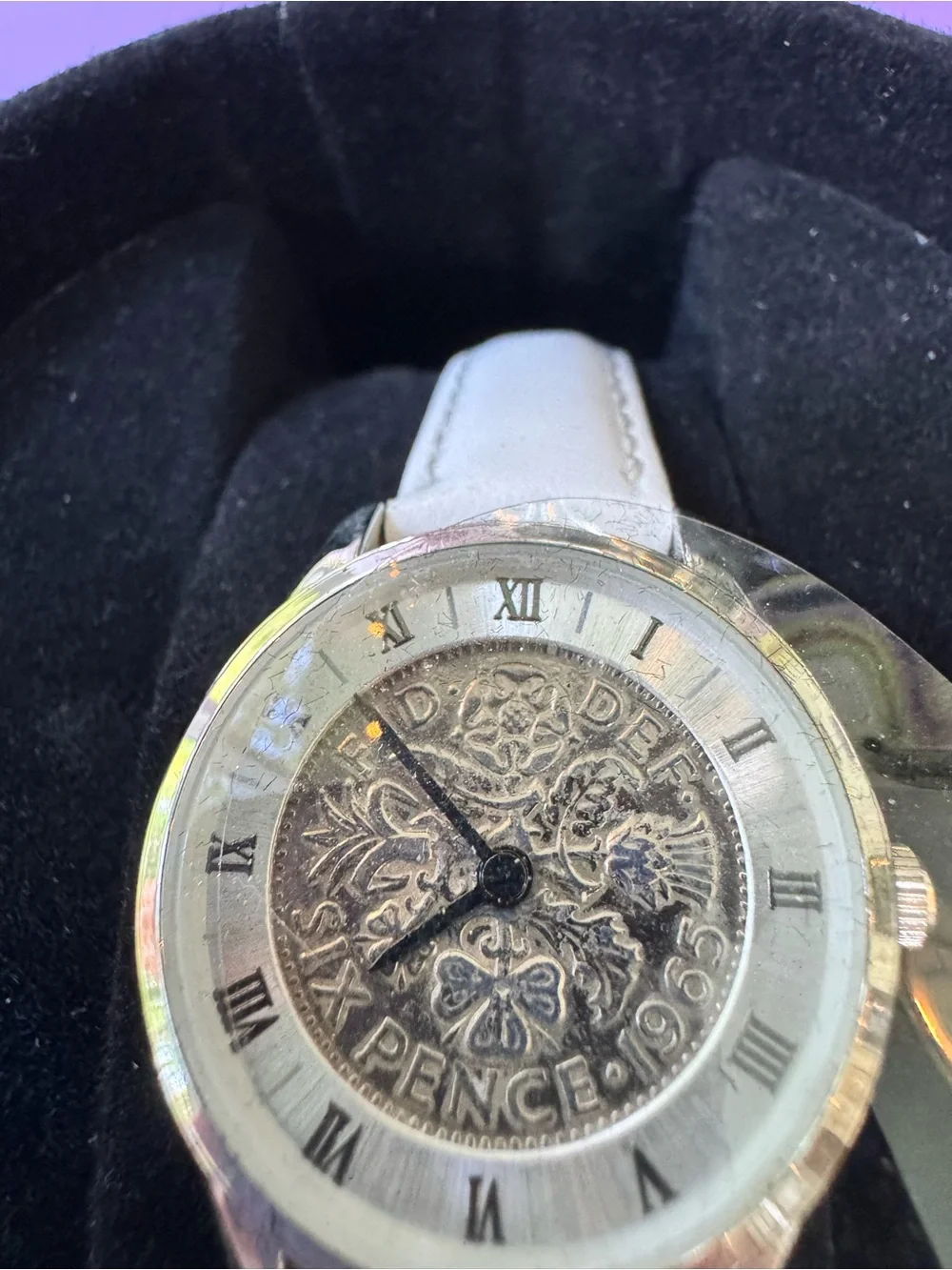 Sixpence watch - perfect gift for a bride